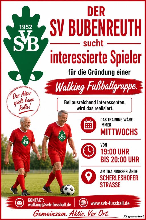 Walking Fußballgruppe